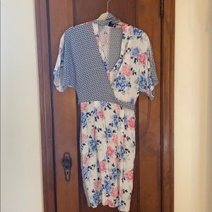 ASOS Tall mixed print kimono dress, size 4